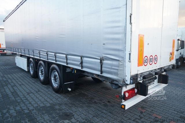 Otvorena poluprikolica sa ceradom SCHMITZ CARGOBULL FIRANKA / KOSZ NA PALETY /  STANDARD / 