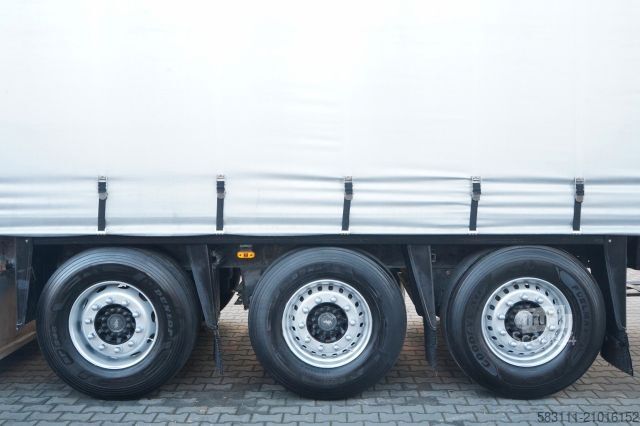 Otvorena poluprikolica sa ceradom SCHMITZ CARGOBULL FIRANKA / KOSZ NA PALETY /  STANDARD / 