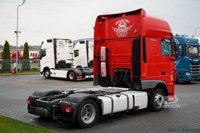 Standard nyergesvontató DAF XF 480 / LOW DECK / MEGA / 2021 / SSC / PO KONTR