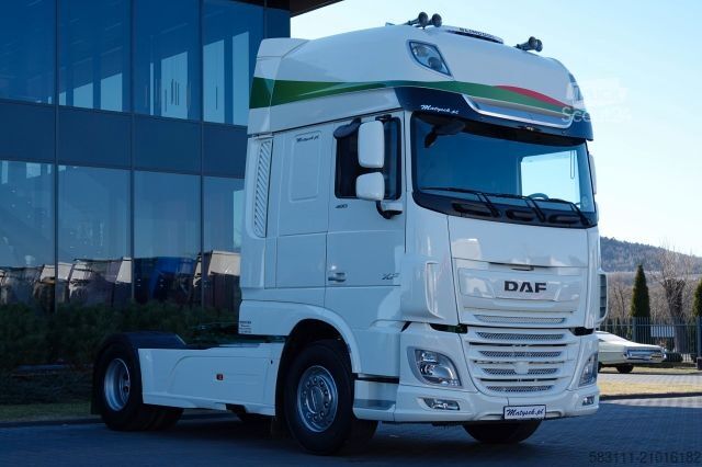 Standard nyergesvontató DAF XF 480 / RETARDER / I-PARK COOL/ Z NIEMIEC / PO