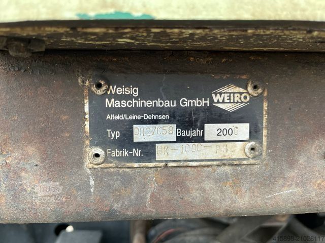 Fourgon personnalisé MULTICAR Multicar WEIRO Bitumspritze/ TEER Asphalt