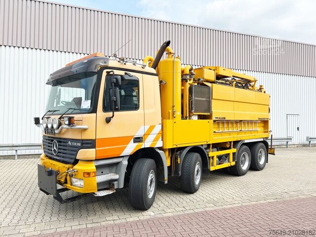 Special purpose truck Mercedes-Benz Actros 3243 K 8x4/4 Actros 3243 K 8x4/4, Müller Saug- und Spülwagen ca. 17m³, Rechtslenker