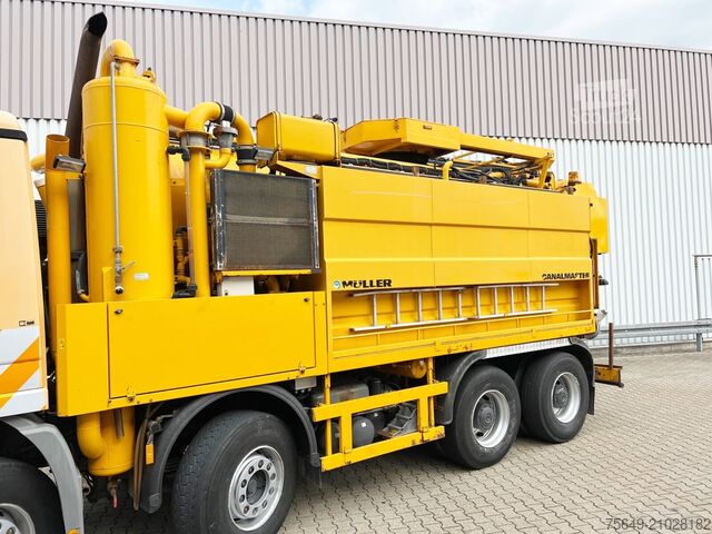 Special purpose truck Mercedes-Benz Actros 3243 K 8x4/4 Actros 3243 K 8x4/4, Müller Saug- und Spülwagen ca. 17m³, Rechtslenker