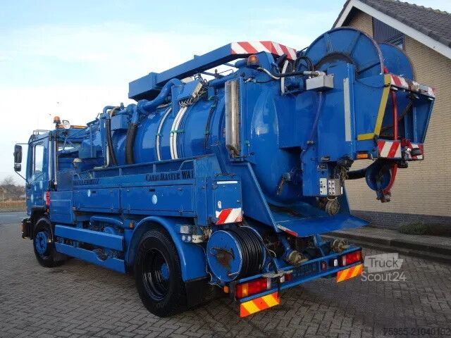 Suction vehicle MAN 18-272 MANUAL POMP 6 CIL VACUUM TOILET TRUCK,19...