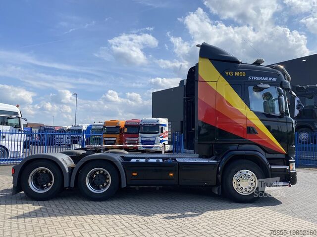 Standaard trekker Scania R520 V8 / 6x4 / ADR / Full Air / Retarder / Hyd...