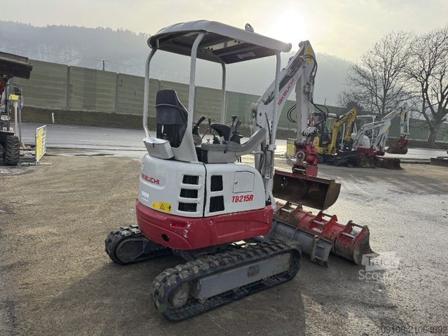 Miniescavatore TAKEUCHI TB 215R Powertilt 4xSchaufeln 1610 kg