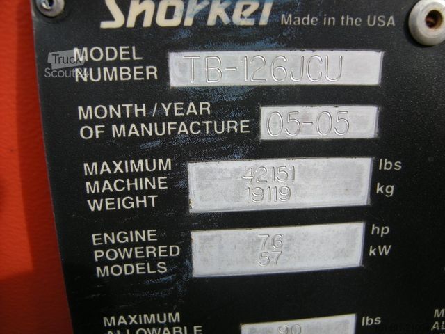 Piattaforma di lavoro  Arbeitsbühne Snorkelift TB-126JCU, AH 40,4 m