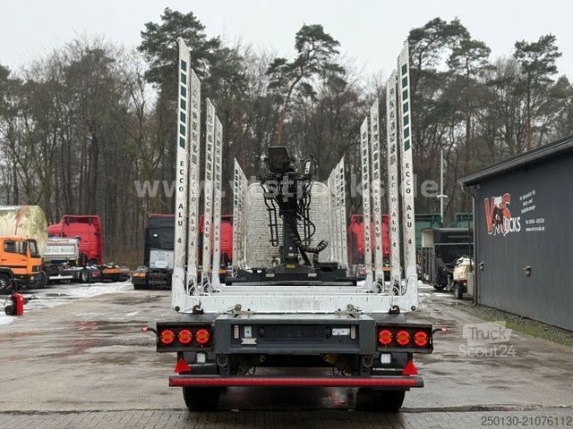 Log trailer  Janzen System T19 Tandemachsen