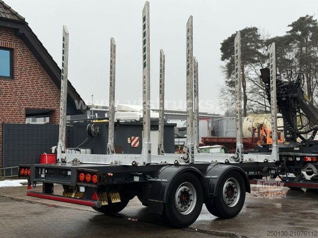 Log trailer  Janzen System T19 Tandemachsen