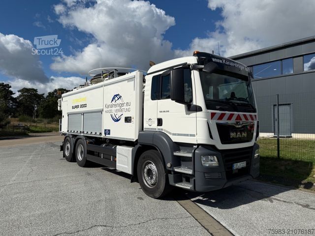Saugwagen MAN TGS 28.510 6x2 BL Wiedemann Super 2000 8,0/5,0/1