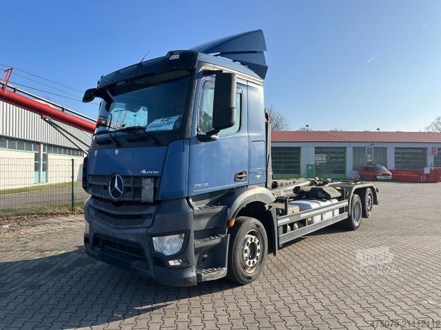 Roll-off tipper truck MERCEDES-BENZ Antos 2545 / 6x2-4 / Meiller RK 20.70 / Retarder