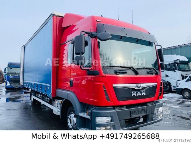 Gardinsidad skåpbil MAN TGL 8.220 L BL 4x2 *Motorbremse|AHK|Tautliner