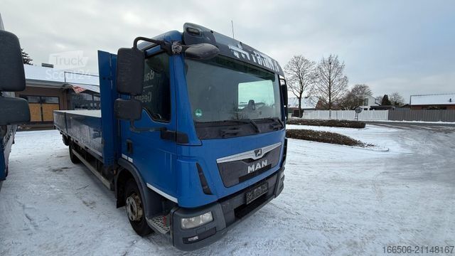 Вантажівка з відкритою платформою MAN TGL  12.250 Pritsche 7,2 m Klima Luftfederung