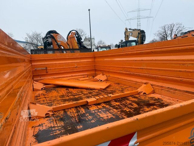 Dreiseitenkipper Anhänger  Schlang & Reichardt Unimog Krananhänger 80 km/h