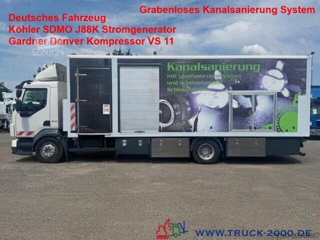 Vakuumtanktankvogn Volvo 240 Kanalasanierer Komperessor Generator Reline