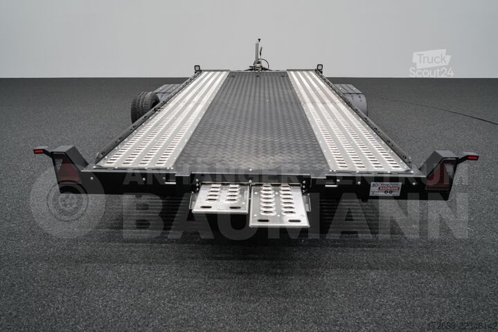 Furgon samochodowy do przewozu aut Lorries PLAXX27-4520 450X200CM 2700KG AUTOTRAILER | SCHWARZ