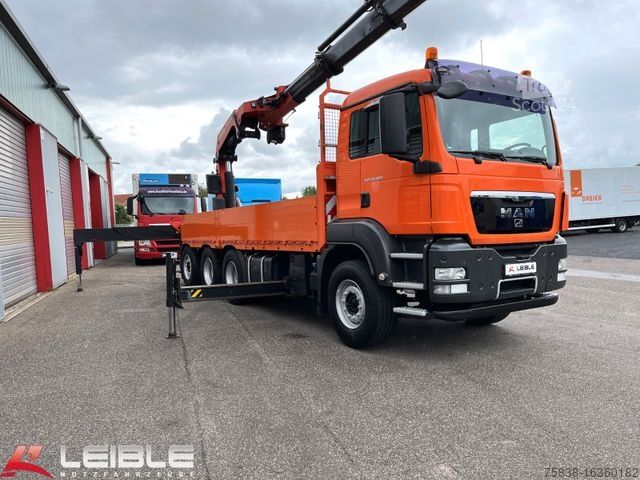 Vrachtauto met open laadbak MAN TGS 35.480 8x4-4BL*Palfinger PK50002EH*Seilwinde