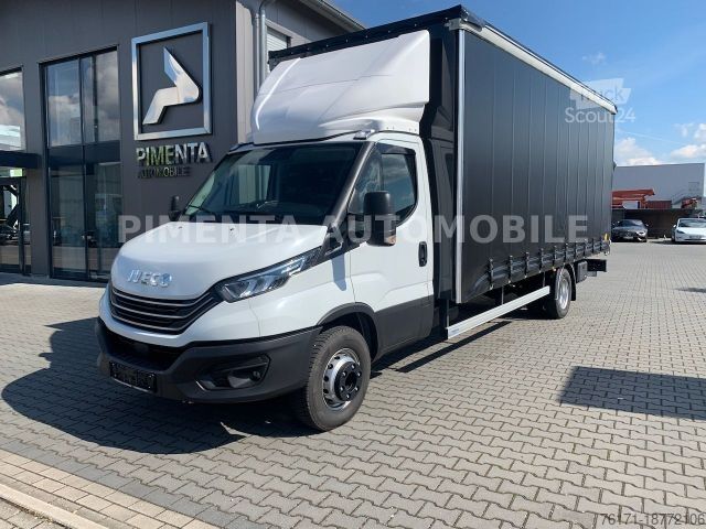 Curtain sider van IVECO Daily 70C18HP SCHIEBEPLANE LUFTFED LBW LED AHK