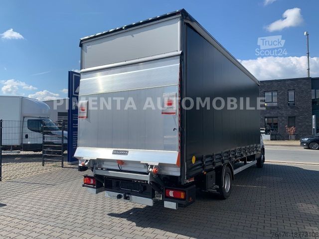 Curtain sider van IVECO Daily 70C18HP SCHIEBEPLANE LUFTFED LBW LED AHK