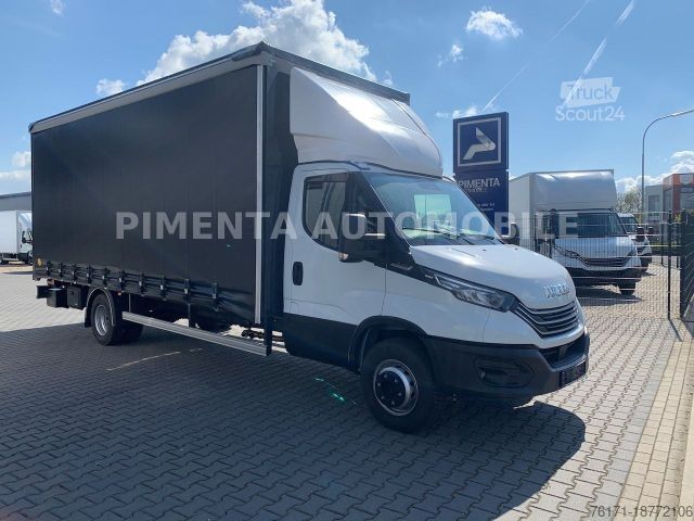Curtain sider van IVECO Daily 70C18HP SCHIEBEPLANE LUFTF LBW LED AHK RFK