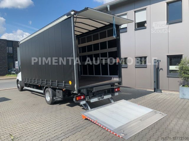 Curtain sider van IVECO Daily 70C18HP SCHIEBEPLANE LUFTF LBW LED AHK RFK