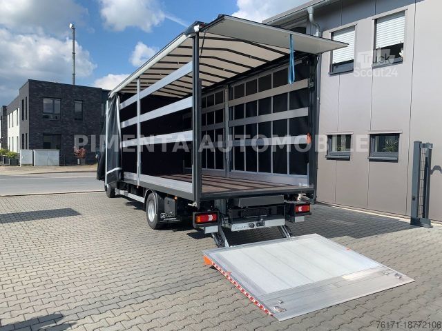 Curtain sider van IVECO Daily 70C18HP SCHIEBEPLANE LUFTF LBW LED AHK RFK