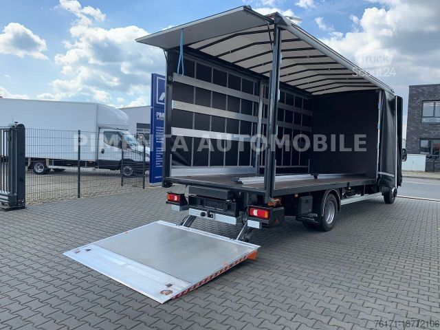 Curtain sider van IVECO Daily 70C18HP SCHIEBEPLANE LUFTFED LBW LED AHK