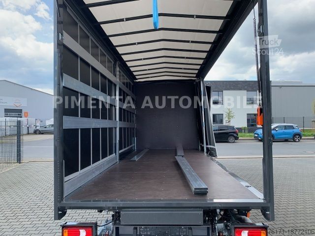 Curtain sider van IVECO Daily 70C18HP SCHIEBEPLANE LUFTF LBW LED AHK RFK