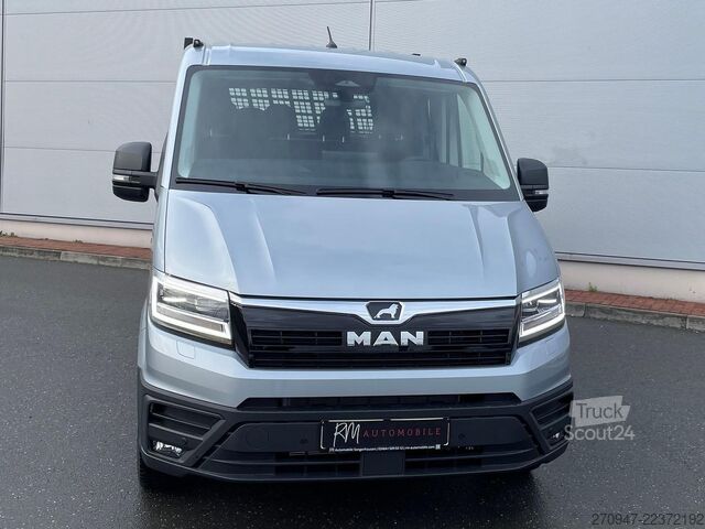 Fourgon pick-up MAN TGE 3.180 Pritsche DOKA LR 4x4 ACC LED DIFF-SPER