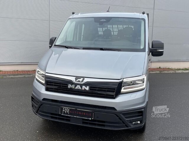 Fourgon pick-up MAN TGE 3.180 Pritsche DOKA LR 4x4 ACC LED DIFF-SPER