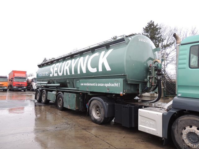 Semi-remorque  51 m³ Lambrecht Silo Futter/Feed