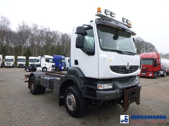 Chassis cabine Renault Kerax 380 DXI 4x4 Euro 5 chassis + PTO