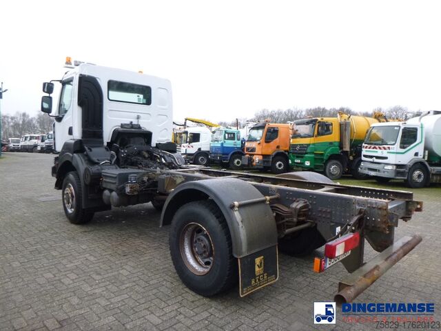 Chassis cabine Renault Kerax 380 DXI 4x4 Euro 5 chassis + PTO