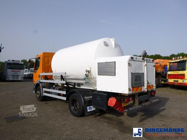 Tankfartyg DAF LF 55.180 4x2 RHD ARGON gas truck 5.9 m3