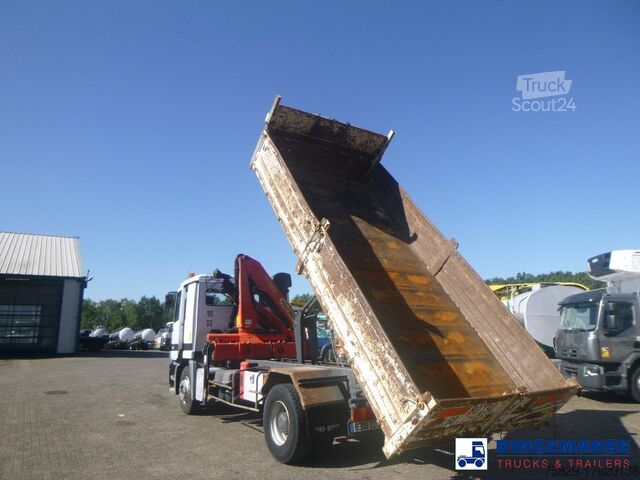Kranwagen Mercedes Actros 1835 4x2 tipper + Palfinger PK12000