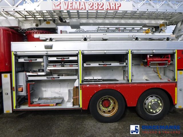 Fire truck Scania P310 6x2 RHD fire truck + pump, ladder & manlift