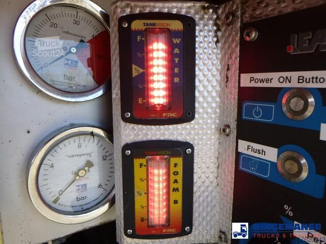 Brandweerwagen Scania P310 6x2 RHD fire truck + pump, ladder & manlift