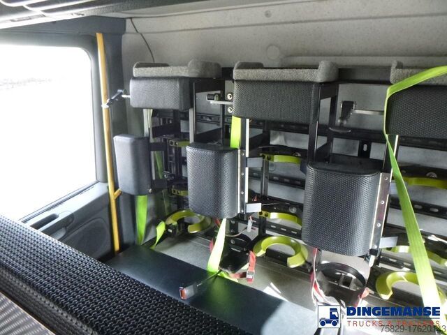Brandweerwagen Scania P310 6x2 RHD fire truck + pump, ladder & manlift