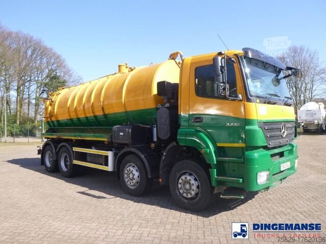 Kolkenzuiger Mercedes Axor 3236 8x4 RHD vacuum tank