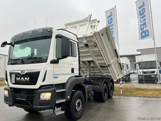 Kipper LKW MAN TGS /26.460/ 6x4/Bordmatik/Klima/Nur 128 tkm/Top
