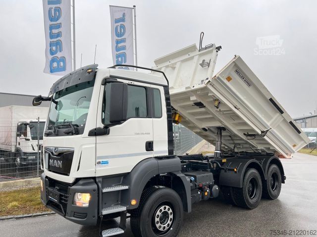 Kipper LKW MAN TGS /26.460/ 6x4/Bordmatik/Klima/Nur 128 tkm/Top