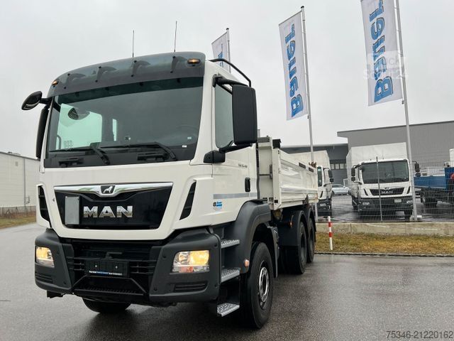 Kipper LKW MAN TGS /26.460/ 6x4/Bordmatik/Klima/Nur 128 tkm/Top