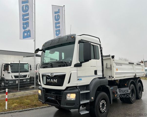 Dreiseitenkipper LKW MAN TGS /26.460/ 6x4/Bordmatik/Klima/Nur 128 tkm/Top