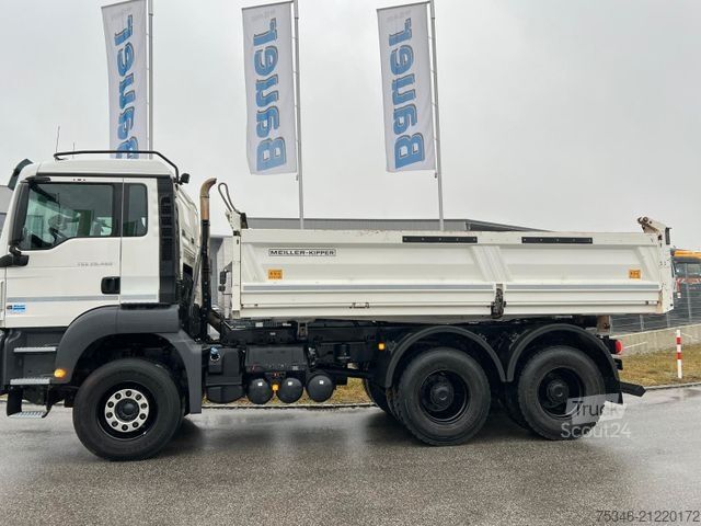 Dreiseitenkipper LKW MAN TGS /26.460/ 6x4/Bordmatik/Klima/Nur 128 tkm/Top