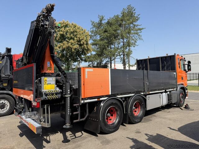 Plataforma de carga Scania G450 6x4 PRITSCHE + KRAN PALFINGER PK19.001 SLD...