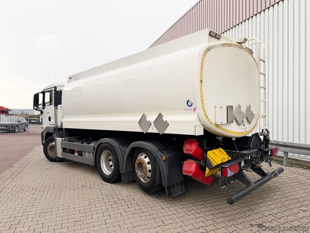 Tank kamyonu MAN TGS 26.440 6x2-4 LL TGS 26.400 6x2-4 LL, EEV, Intarder, Lenk-/Lift, L & F Tank ca. 20000l, 3 Kammern