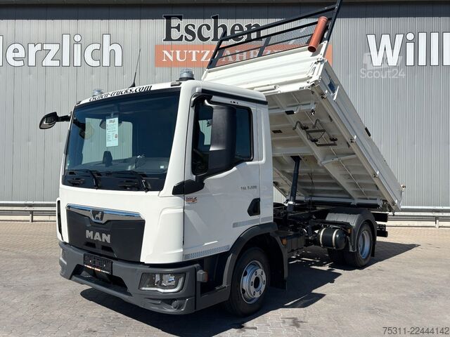 Carrinha basculante trilateral MAN TGL 8.220 BB | MEILLER*3x Sitze*AC*2x AHK*Safety