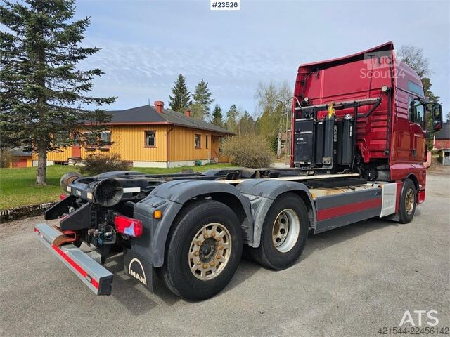 Система крюкообразных рычагов MAN TGX 26.480 6x2 Snow Plow Equipped Hooklift Truck –