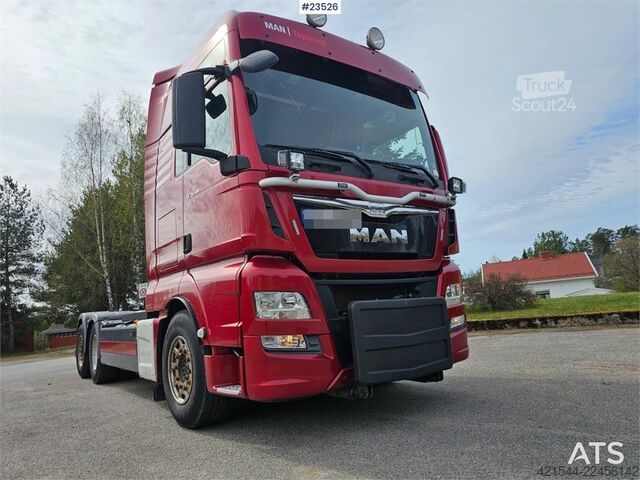 Система крюкообразных рычагов MAN TGX 26.480 6x2 Snow Plow Equipped Hooklift Truck –