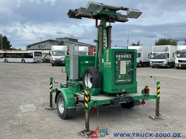 Prikolica Lehmann Lichtmastanhänger + 20 kVA Stromerzeuger